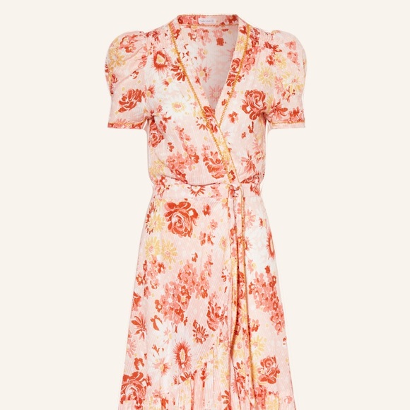 Poupette St Barth Beach dress BABA in wrap look - Picture 2 of 11